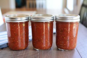 Making and Canning Salsa