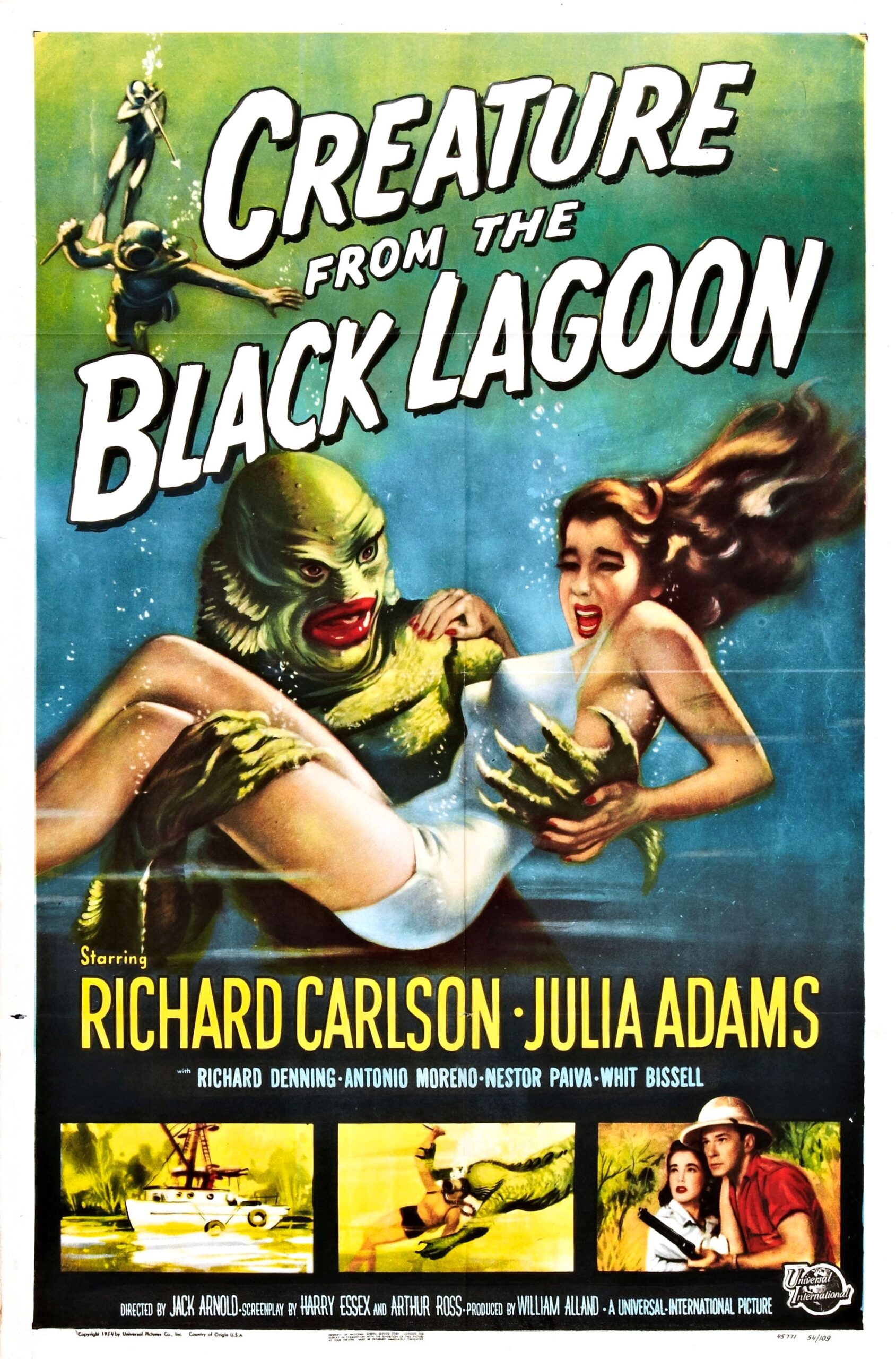 Creature From The Black Lagoon original movie poster